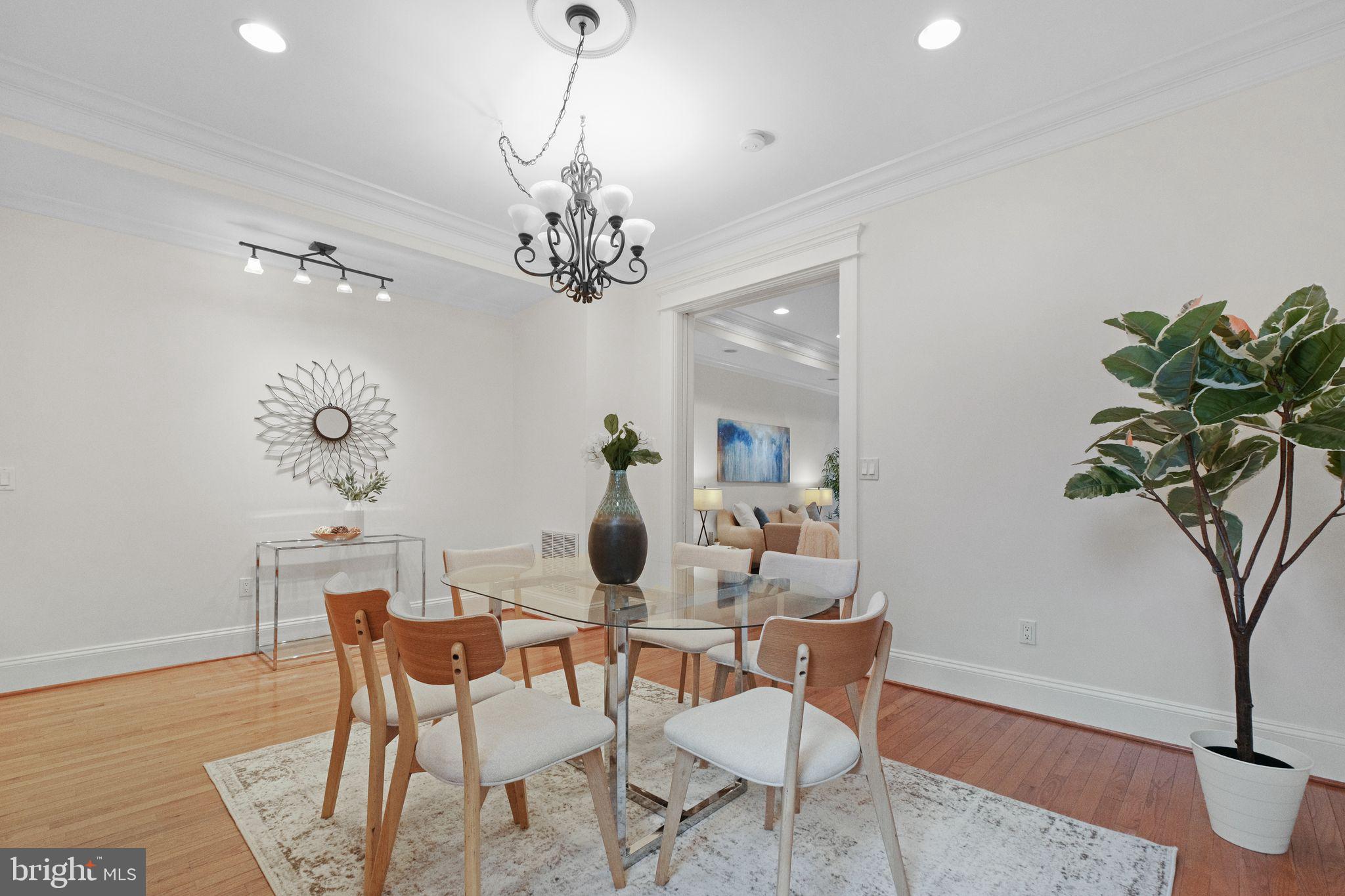 2803 North Capitol Street Northeast Washington, DC 20002 - Photo 10 of 37 Formal Dining Room w/ High Ceilings