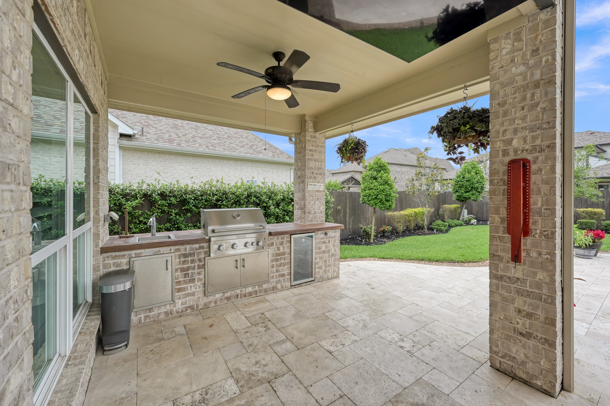 25015 Karacabey Court Spring, TX 77389 - Photo 44 of 49 Fabulous outdoor kitchen sets the tone for entertaining!