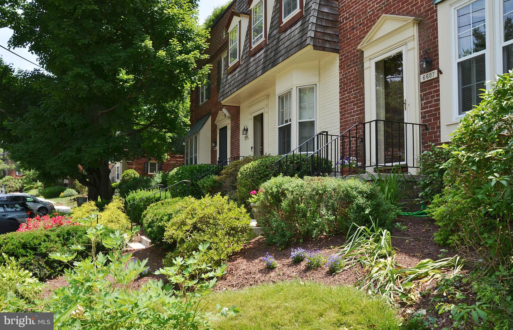 6607 Hillandale Road, Unit 89 Chevy Chase, MD 20815 - Photo 3 of 30 a view of a garden with plants