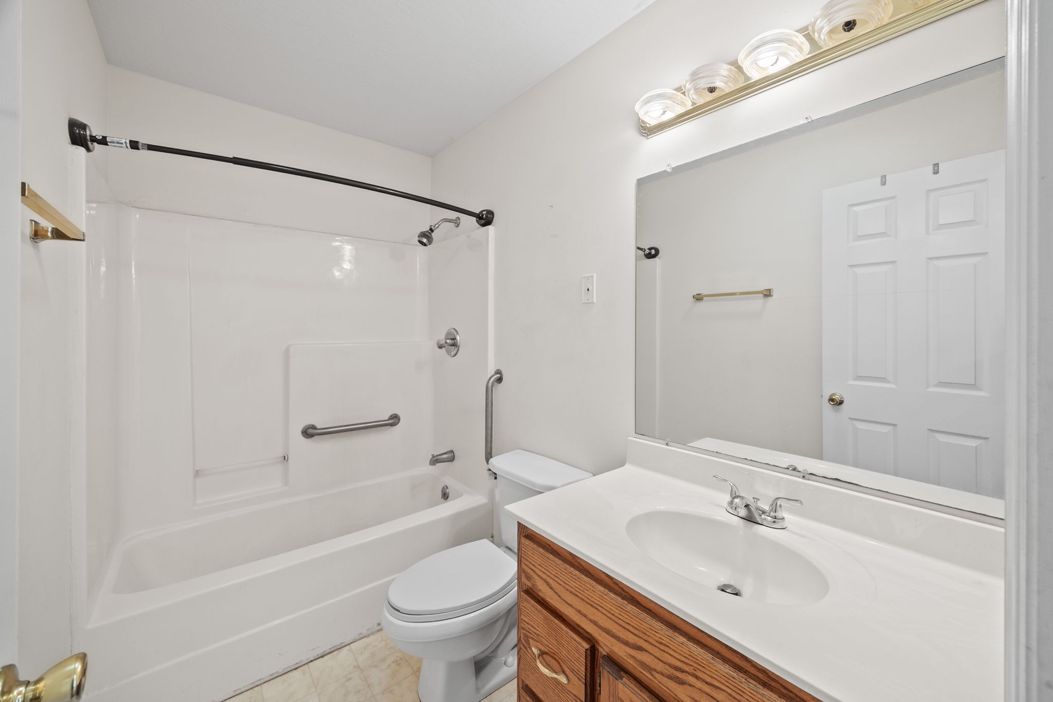 1357 Franklin Loop Clarkrange, TN 38553 - Photo 12 of 37 a bathroom with a sink toilet tub and shower