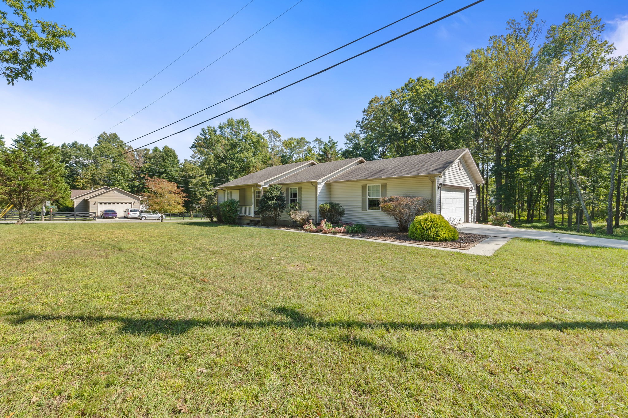 1357 Franklin Loop Clarkrange, TN 38553 - Photo 23 of 37 a front view of a house with garden