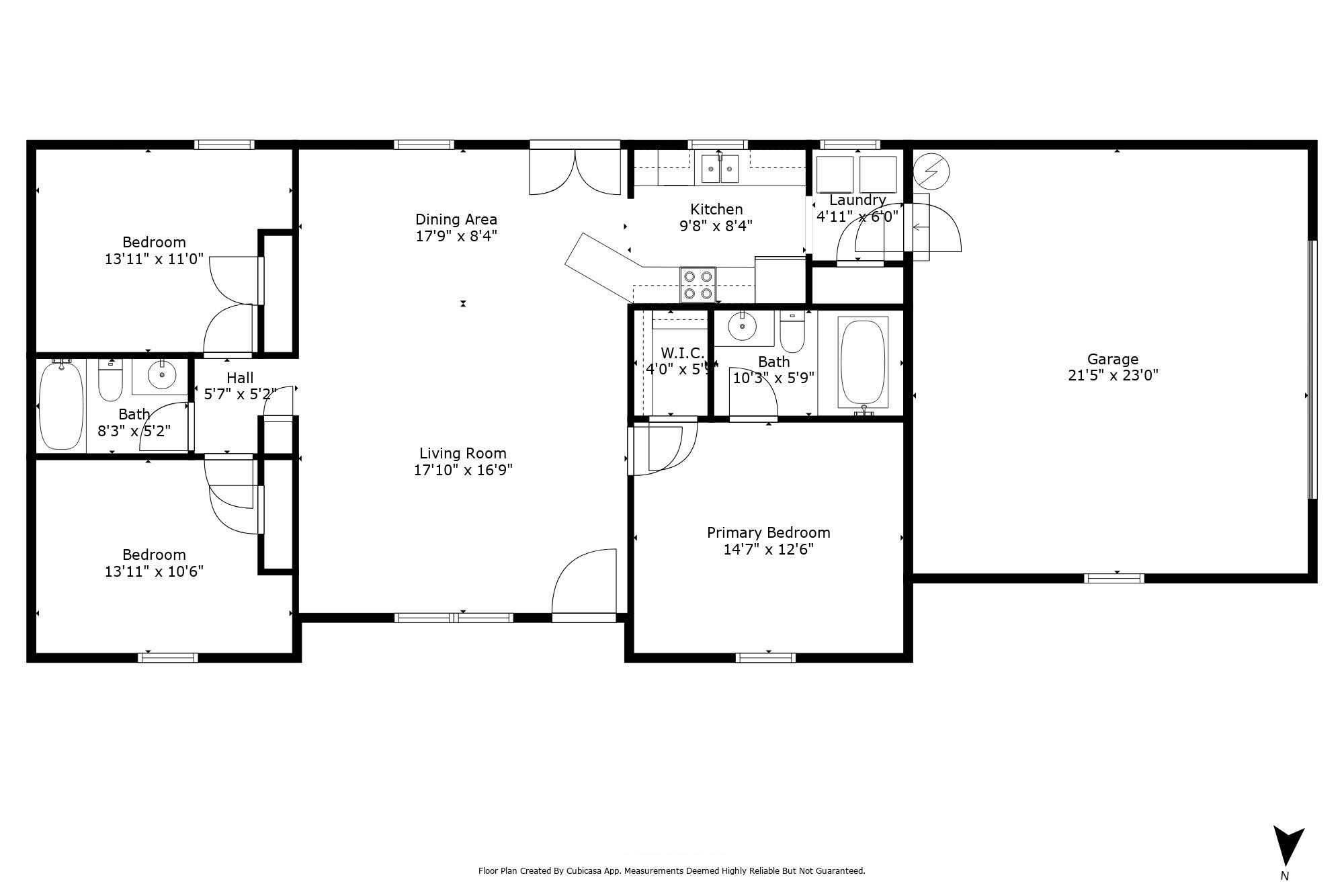 1357 Franklin Loop Clarkrange, TN 38553 - Photo 36 of 37 a picture of a floor plan