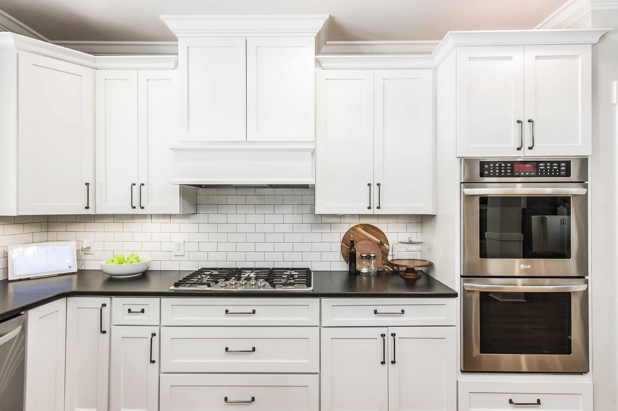 1956 Lake Road Greenbrier, TN 37073 - Photo 17 of 70 a kitchen with granite countertop white cabinets and white appliances