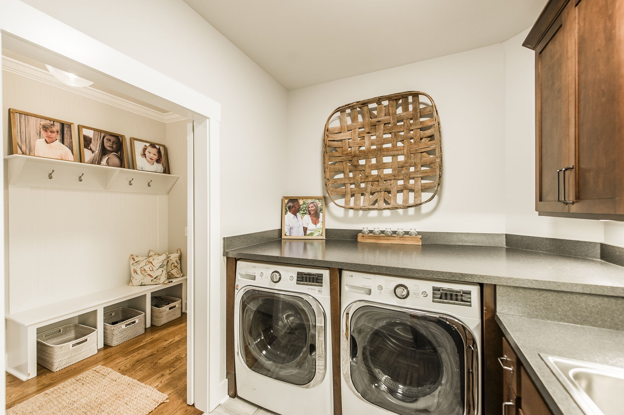 1956 Lake Road Greenbrier, TN 37073 - Photo 26 of 70 a view of a storage and utility room with washer and dryer