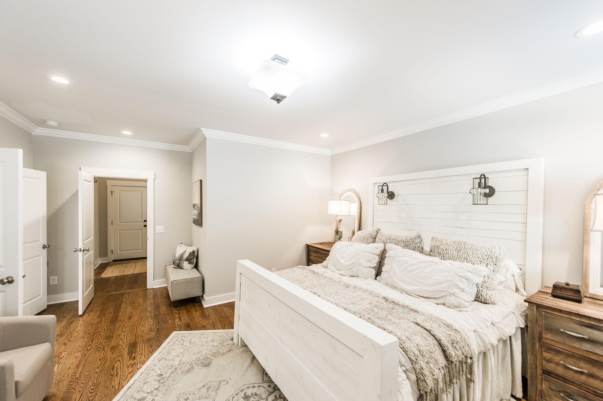 1956 Lake Road Greenbrier, TN 37073 - Photo 28 of 70 a bedroom with a bed and a view of bathroom