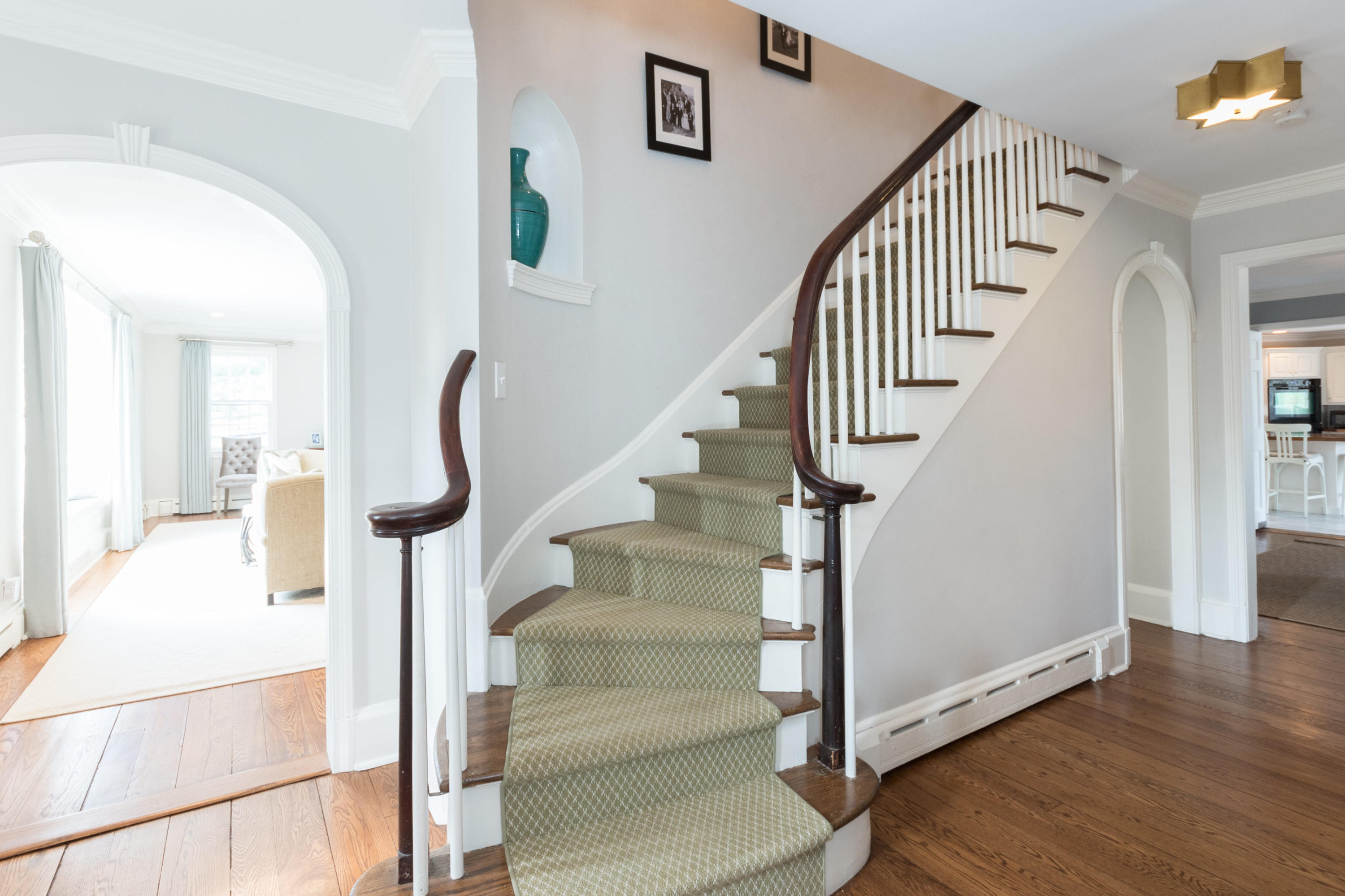 17 Point O Woods Road Darien, CT 06820 - Photo 4 of 44 a view of entryway and hall with wooden floor