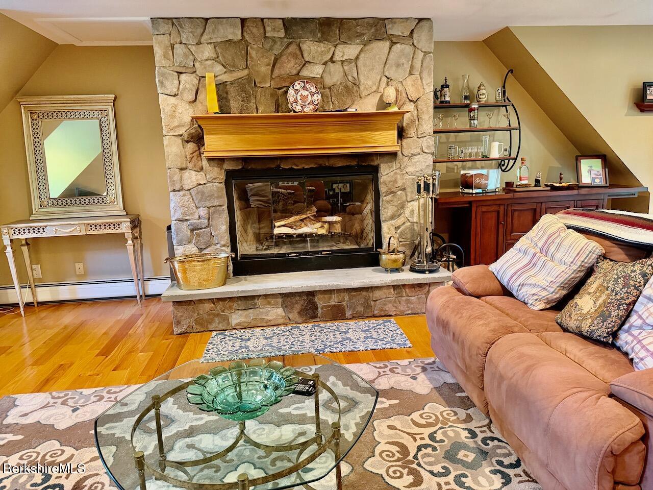 166 East Dugway Road Lenox, MA 01240 - Photo 24 of 66 Wood Burning Fireplace