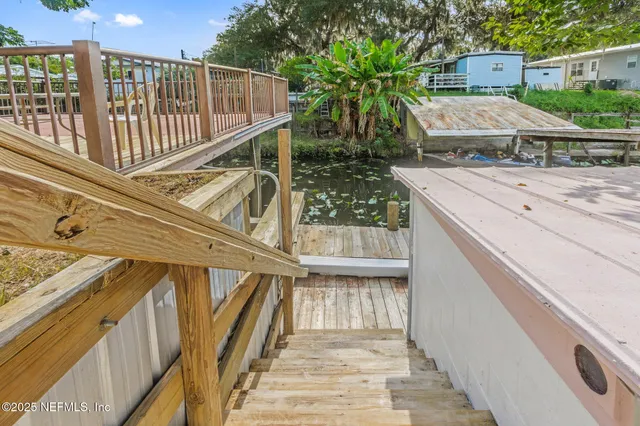 an aerial view of houses and roads