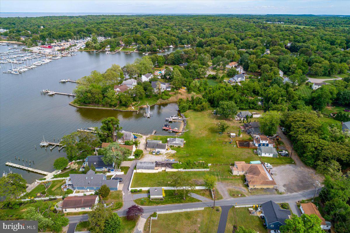 1312 Tuggies Road Pasadena, MD 21122 - Photo 58 of 75 an aerial view of residential houses with outdoor space and lake view