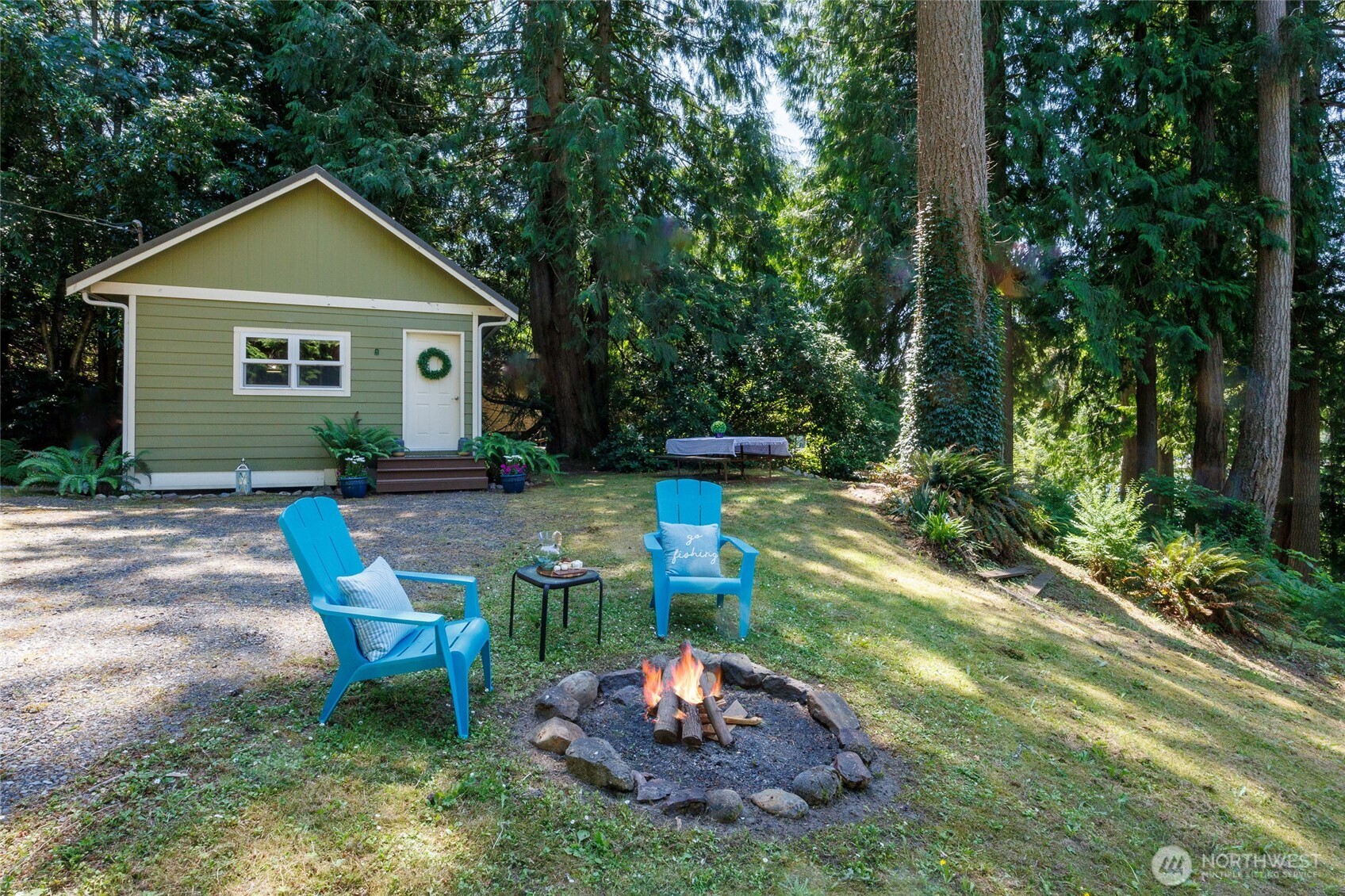 1028 South Lake Roesiger Road Snohomish, WA 98290 - Photo 5 of 38 a view of a house with backyard