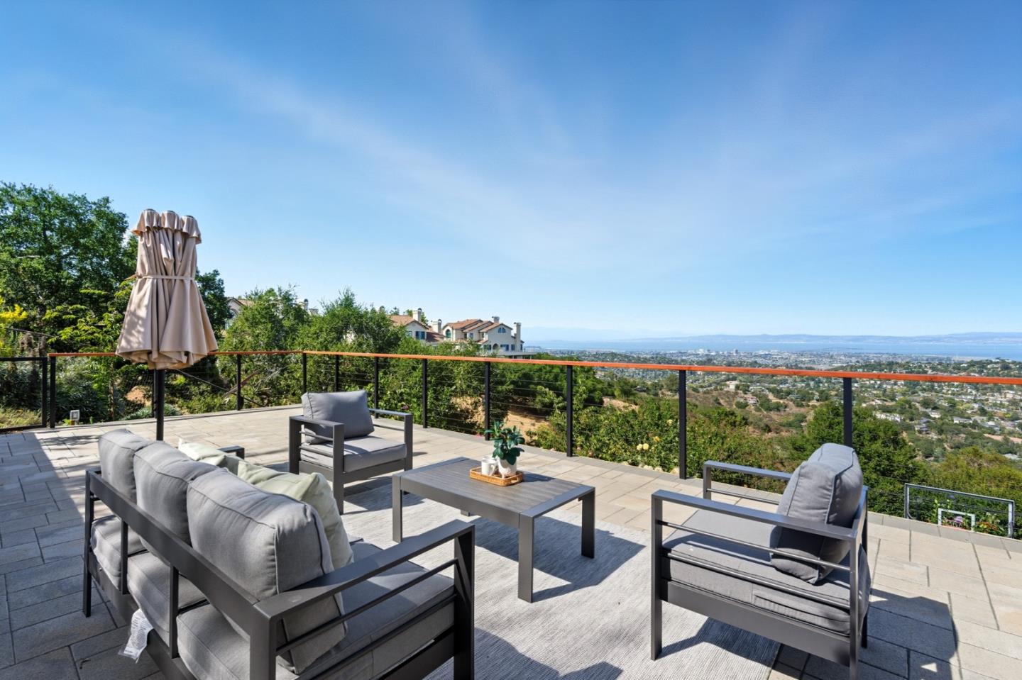 1 Lewis Ranch Road San Carlos, CA 94070 - Photo 106 of 111 a view of chairs and tables in the terrace