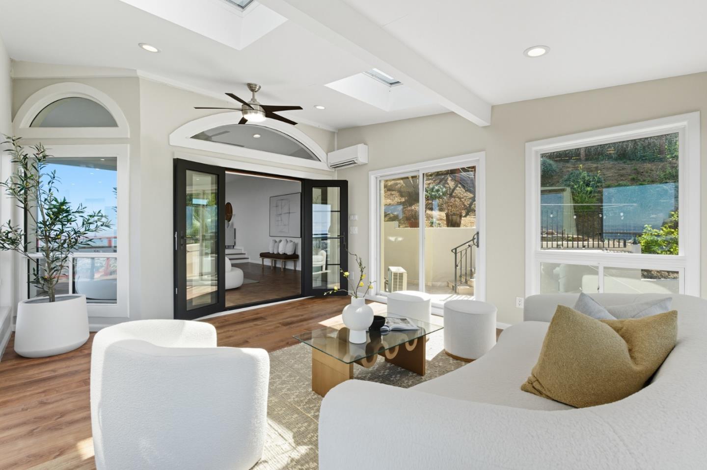 1 Lewis Ranch Road San Carlos, CA 94070 - Photo 24 of 111 a living room with furniture and a large window