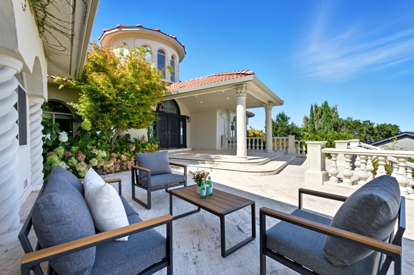 1 Lewis Ranch Road San Carlos, CA 94070 - Photo 97 of 111 a view of a patio with furniture