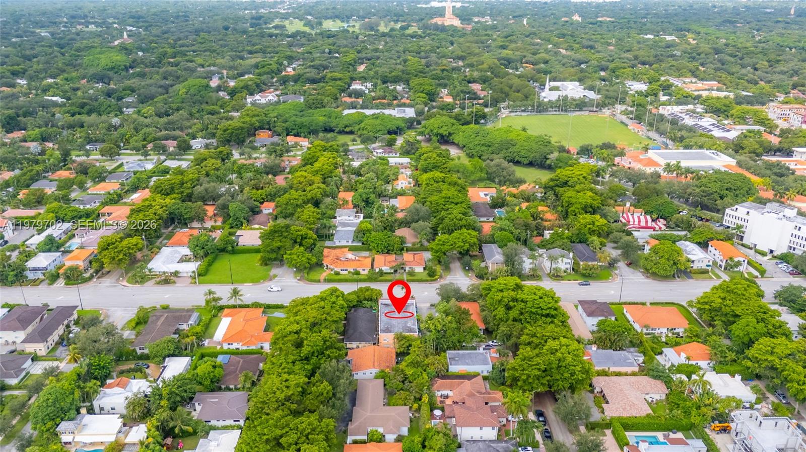 3409 South Le Jeune Road Coral Gables, FL 33134 - Photo 17 of 53 a view of city and flowers