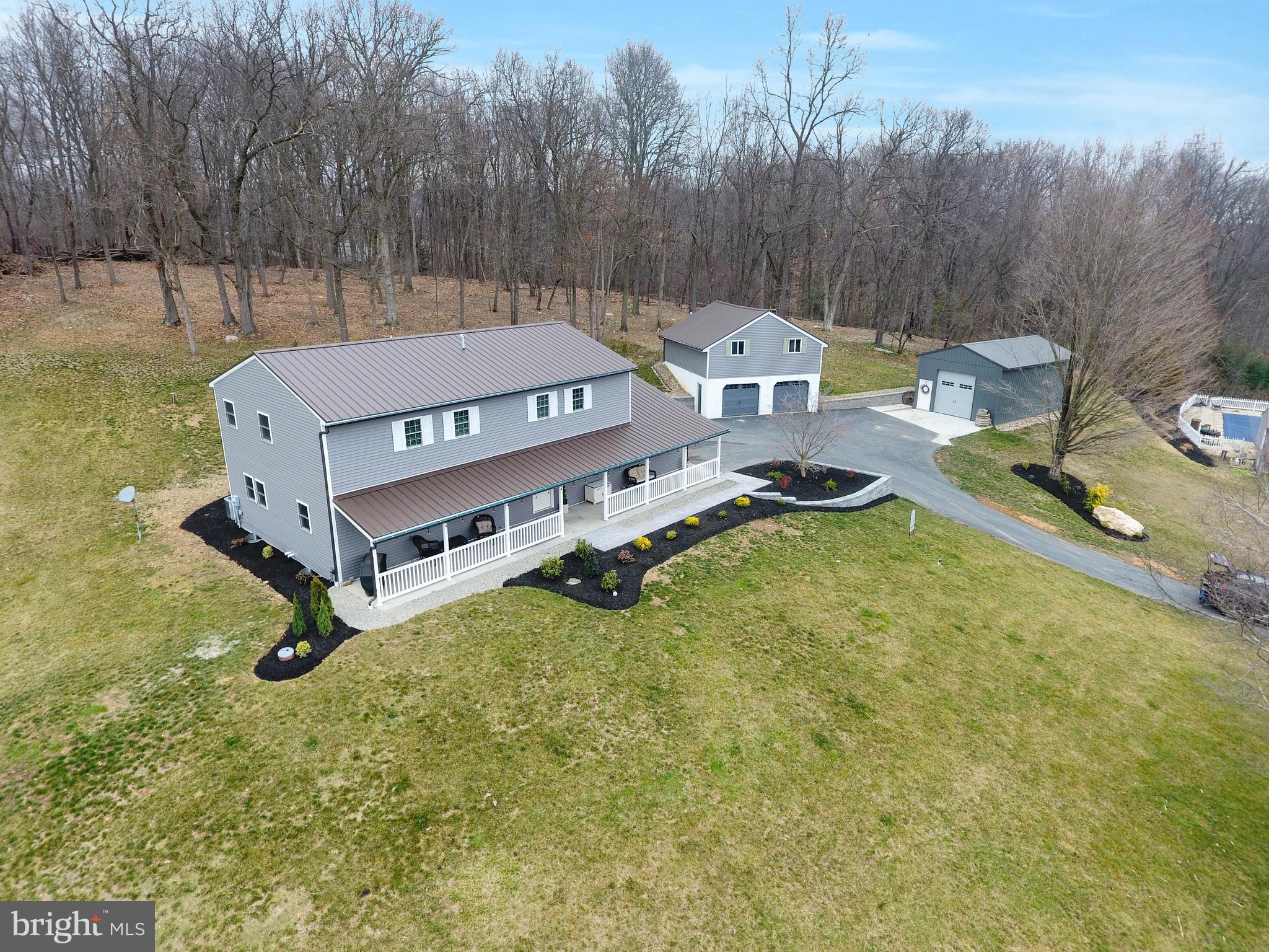 286 Hess Road Quarryville, PA 17566 - Photo 51 of 60 Aerial View of Home
