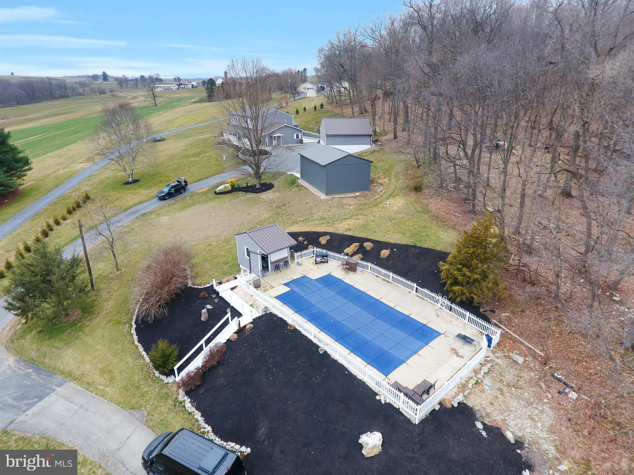 286 Hess Road Quarryville, PA 17566 - Photo 52 of 60 View of the In-Ground Pool & Pool House