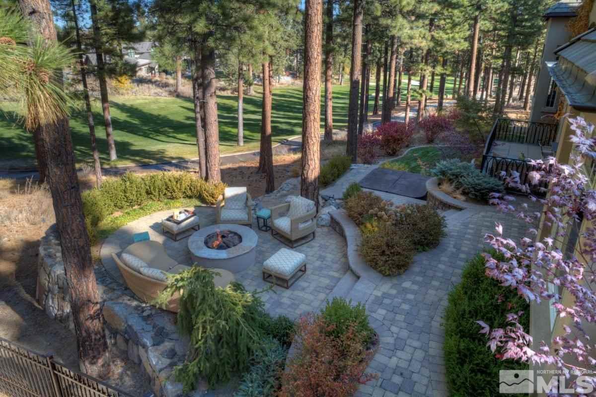 6090 Lake Geneva Drive Reno, NV 89511 - Photo 35 of 40 a view of a backyard with garden and patio