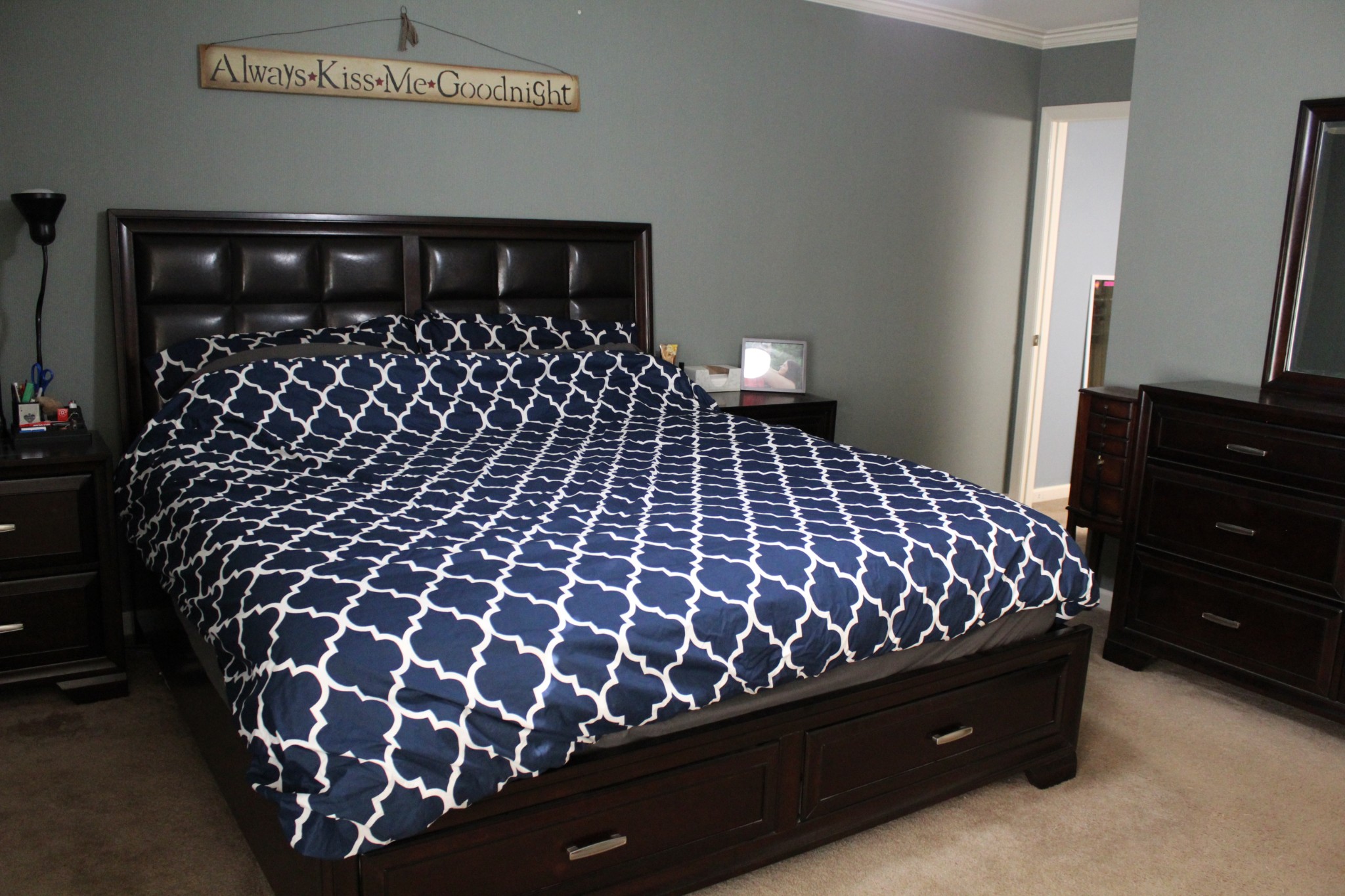 2851 Jack Teasley Road Pleasant View, TN 37146 - Photo 14 of 36 a bed sitting in a bedroom next to a window