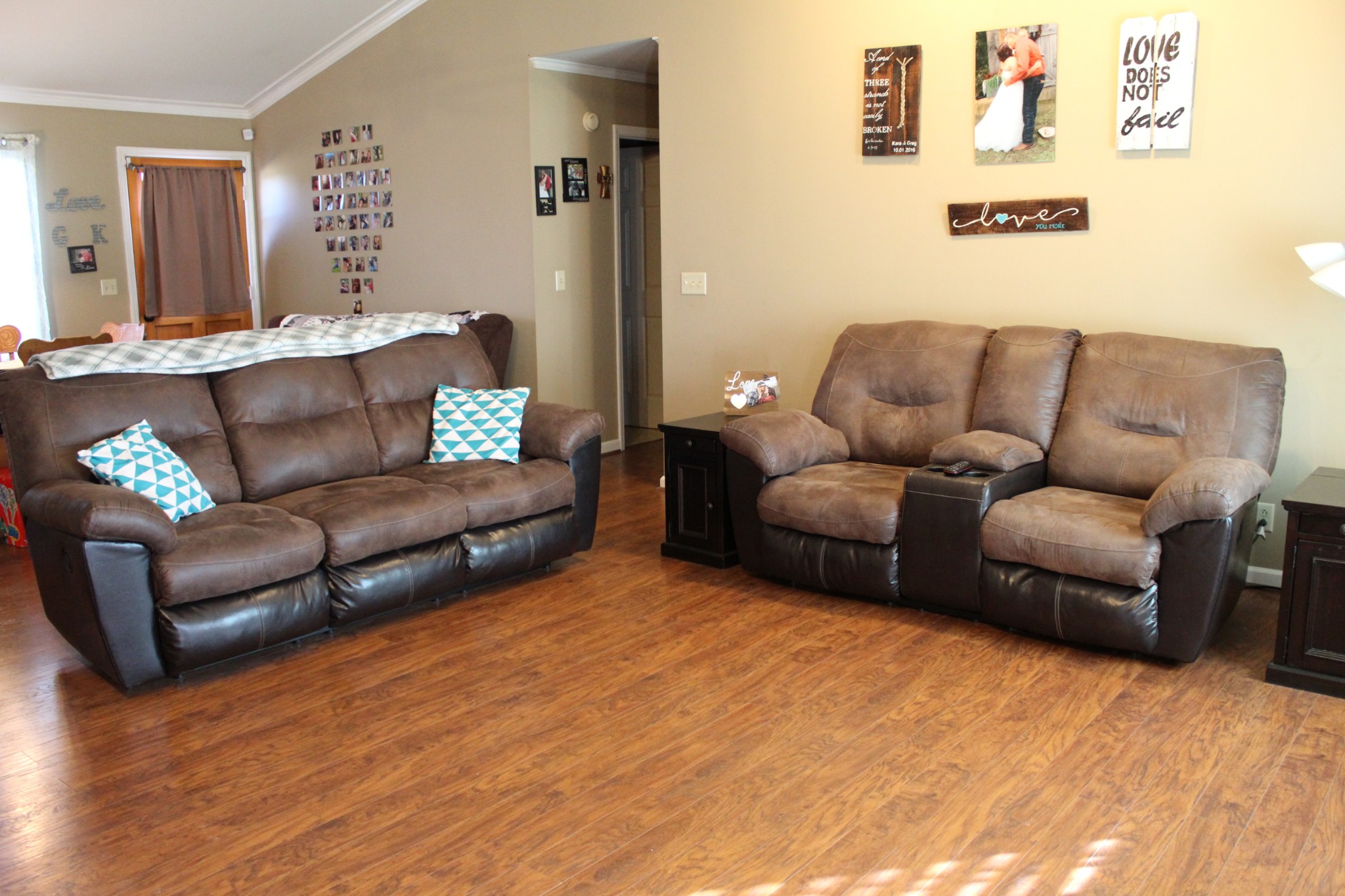 2851 Jack Teasley Road Pleasant View, TN 37146 - Photo 4 of 36 a living room with furniture and a wooden floor