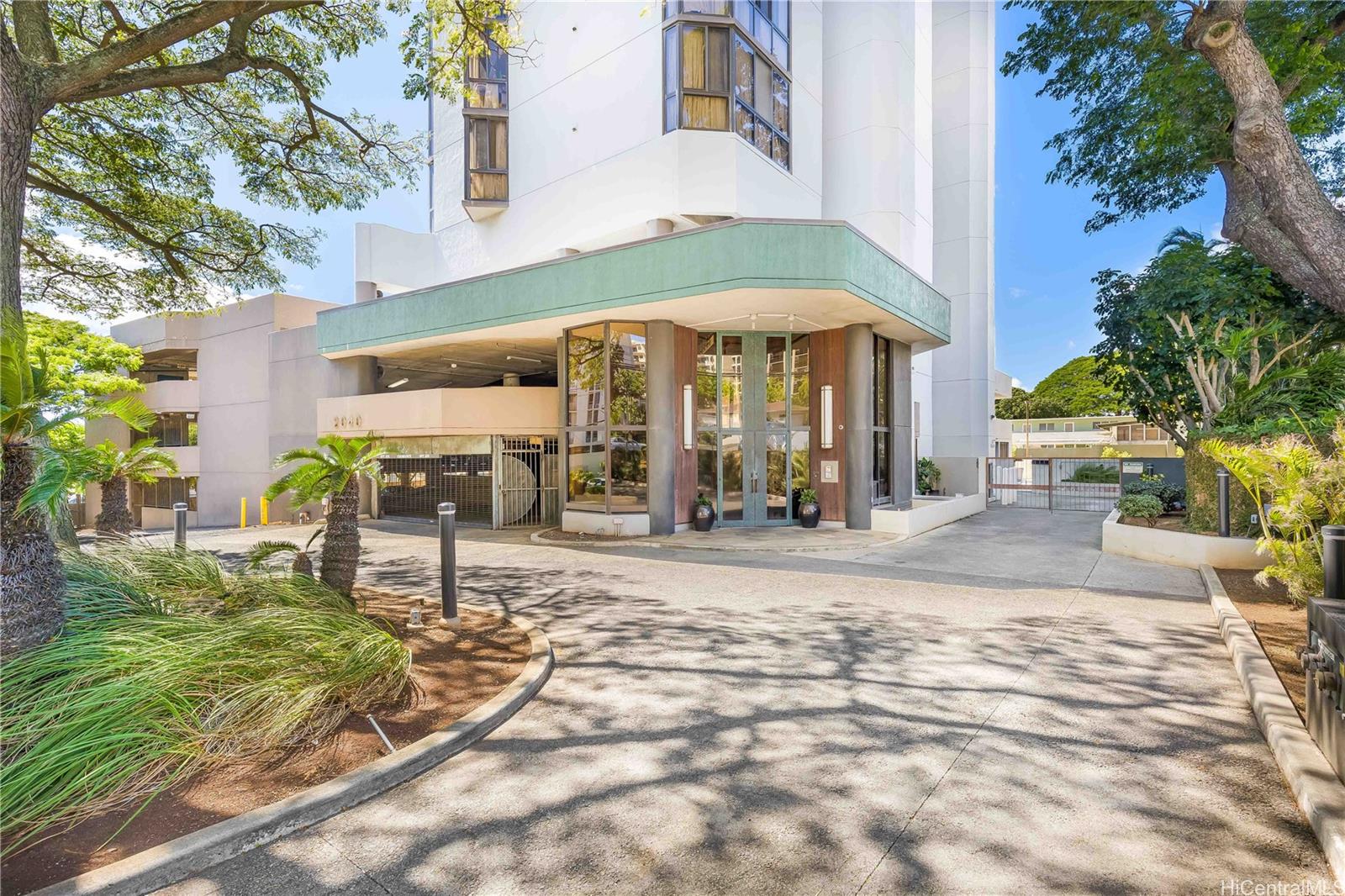 a view of a outdoor space with a patio