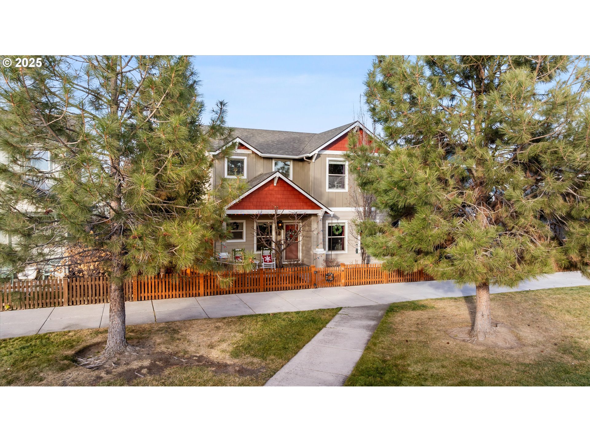 21281 Bellflower Place Bend, OR 97702 - Photo 37 of 48 a black and white photo of a house