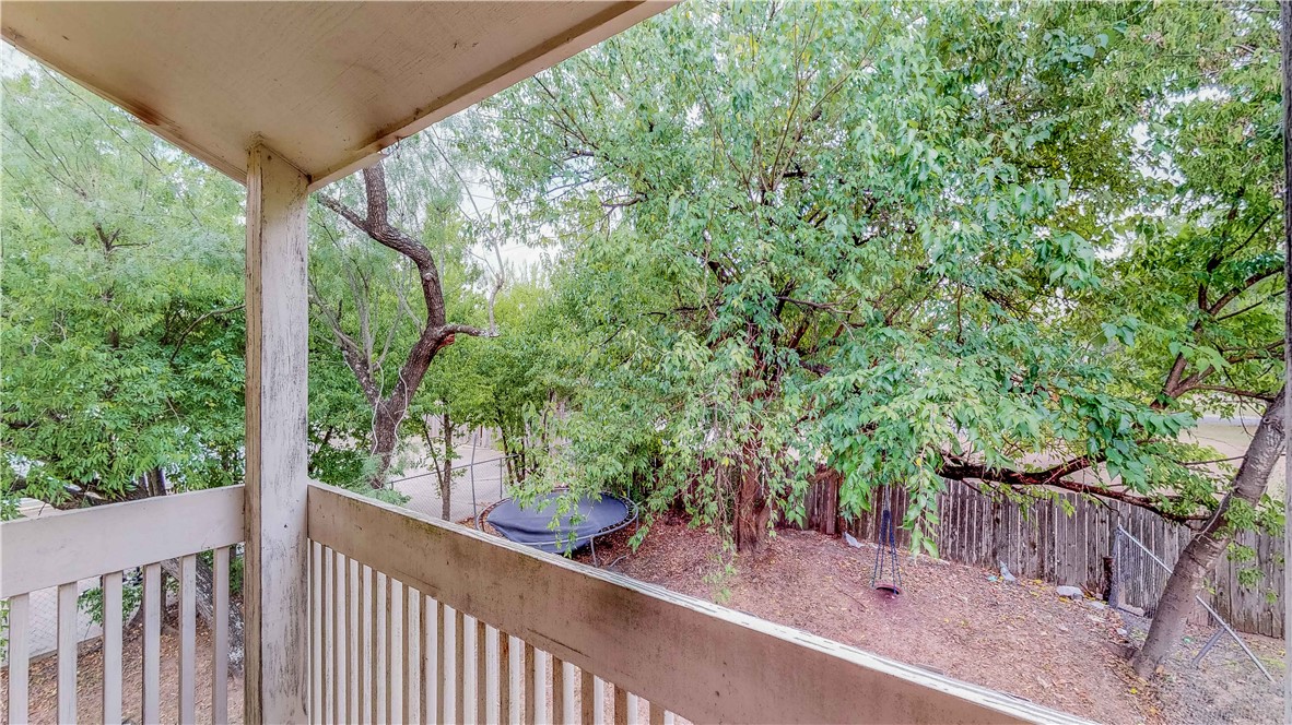 301 Manuel Drive, Unit C College Station, TX 77840 - Photo 22 of 25 a view of a porch and garden