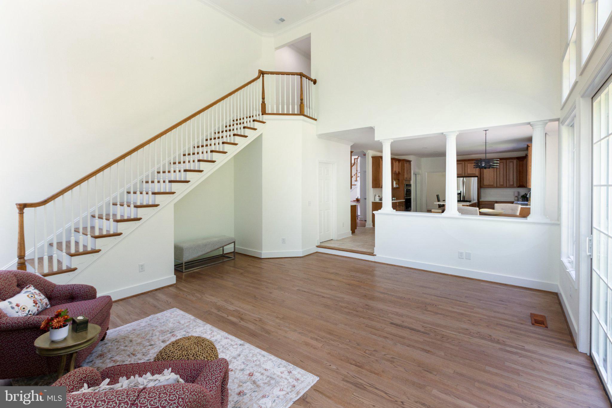 7009 Persimmon Tree Road Bethesda, MD 20817 - Photo 17 of 63 Family Room Stairway to Upper Level