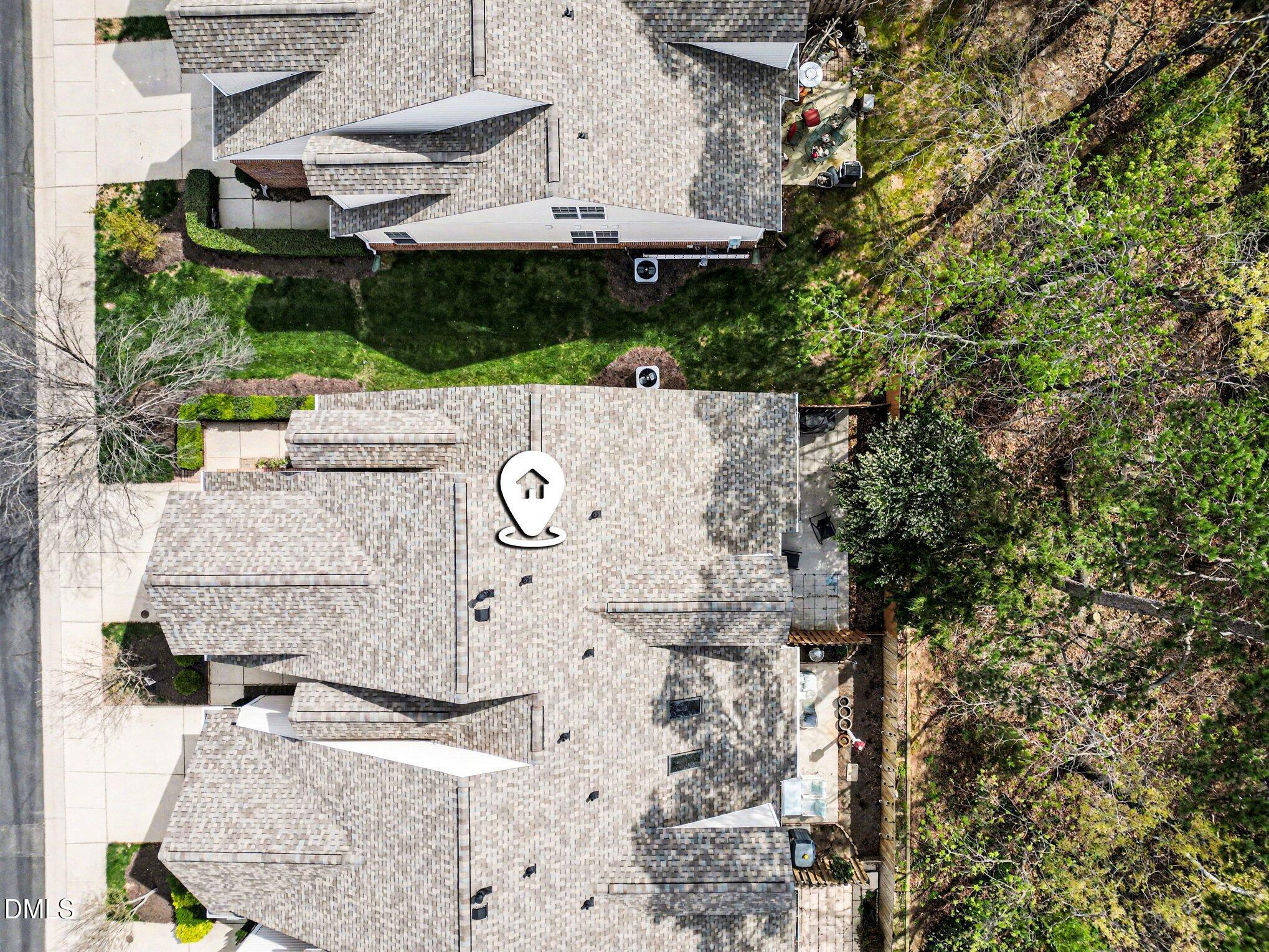 723 Swan Neck Lane Raleigh, NC 27615 - Photo 3 of 52 an aerial view of a house with a yard and large tree