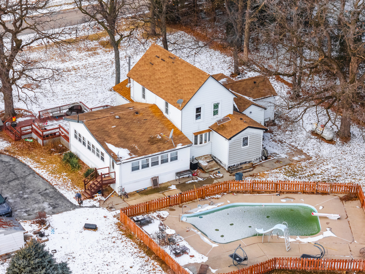 29153 South Klemme Road Beecher, IL 60401 - Photo 14 of 54 an aerial view of residential houses with outdoor space