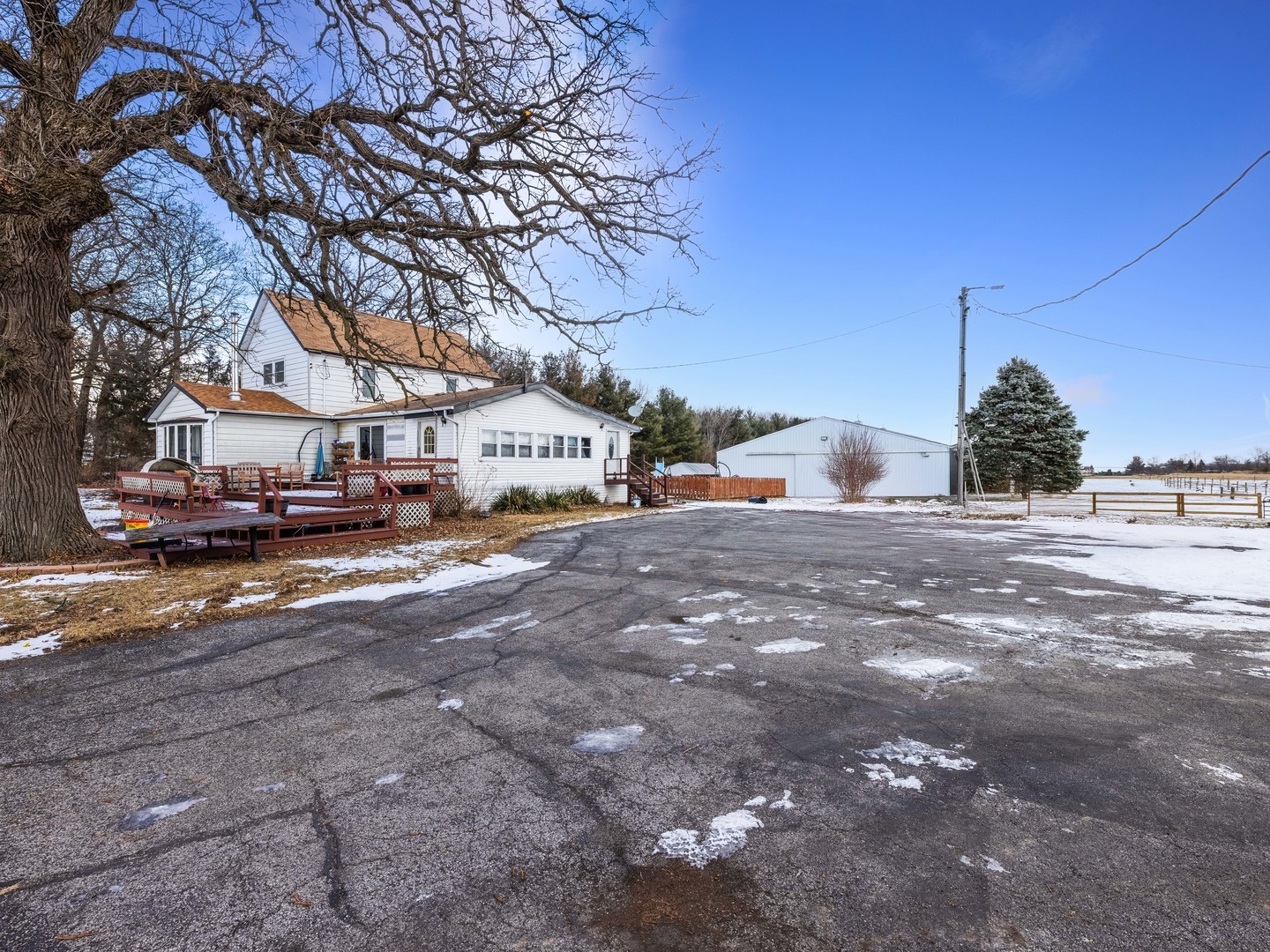 29153 South Klemme Road Beecher, IL 60401 - Photo 16 of 54 a view of city street with large trees