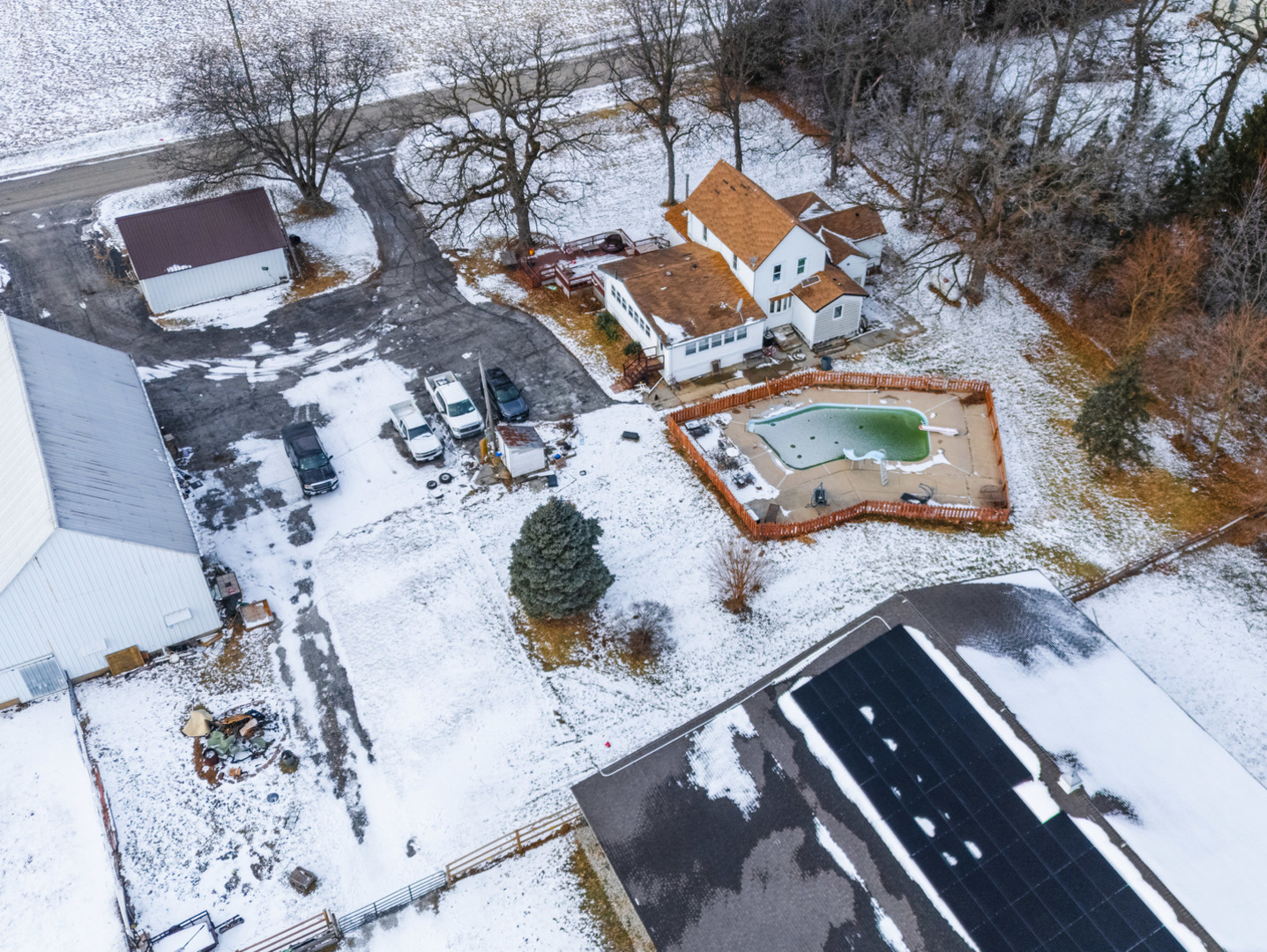 29153 South Klemme Road Beecher, IL 60401 - Photo 43 of 54 a living room with furniture and a fireplace