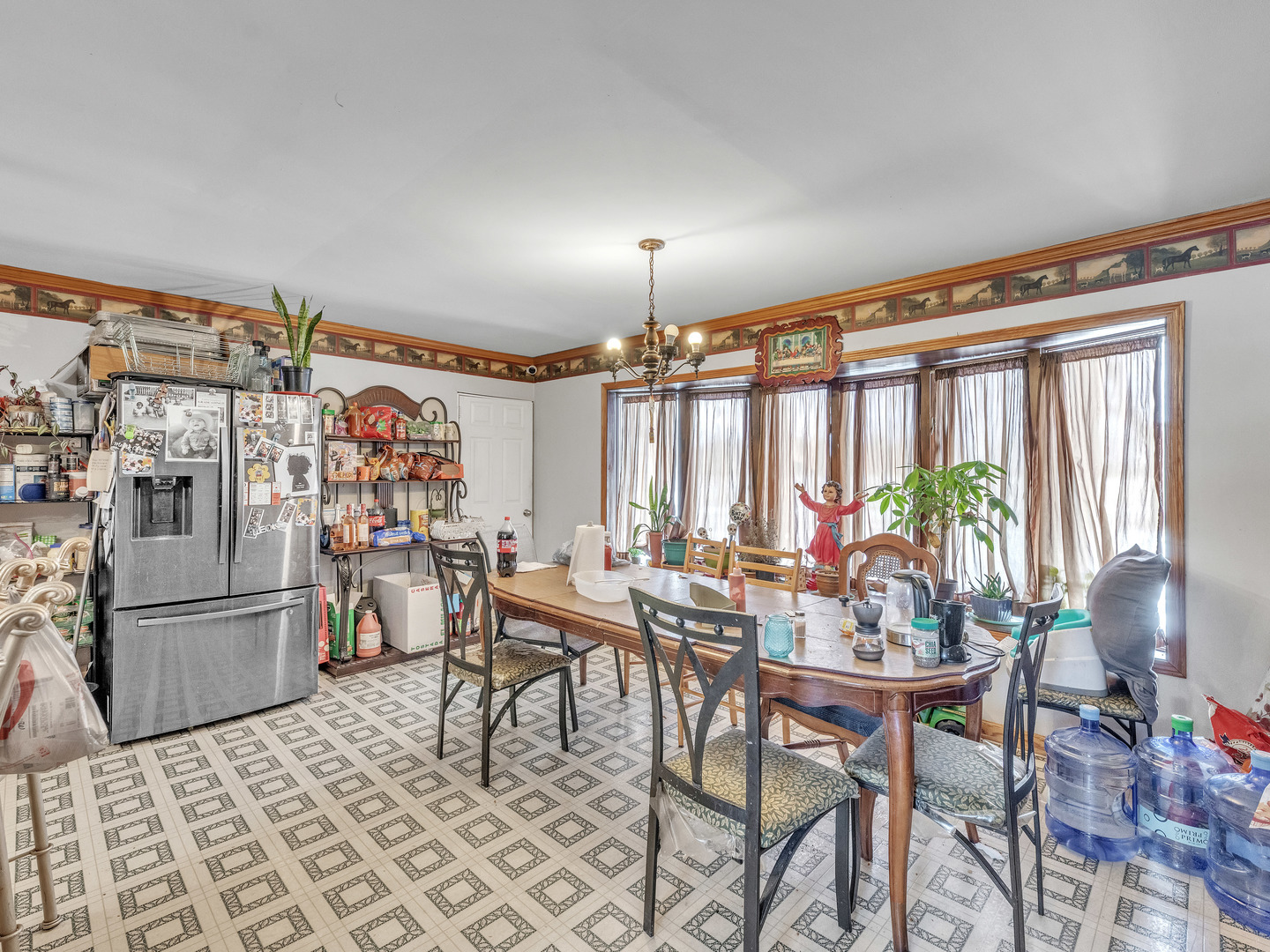 29153 South Klemme Road Beecher, IL 60401 - Photo 7 of 54 a outdoor dining space with furniture and a window