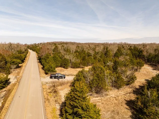 a view of a lake with a mountain in the background