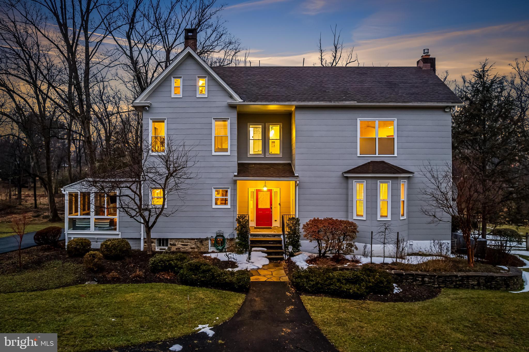 8412 Stevenson Road Baltimore, MD 21208 - Photo 4 of 77 a front view of a house with yard and green space
