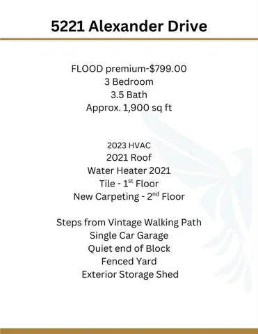 $325,000 | 5221 Alexander Drive, Metairie, LA 70003