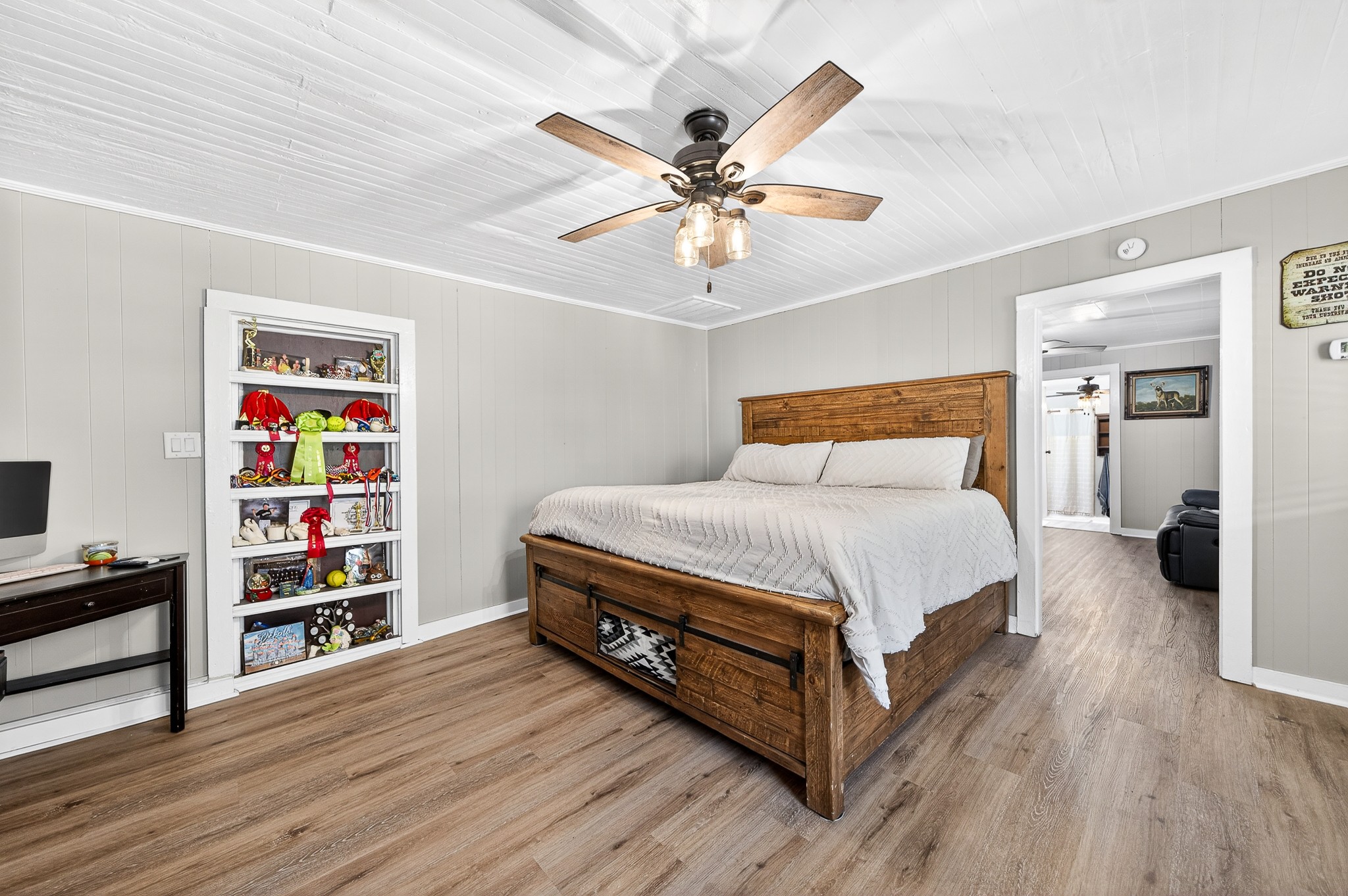 1700 Hannah Branch Road Liberty, TN 37095 - Photo 16 of 59 a bedroom with a bed and a bookshelf