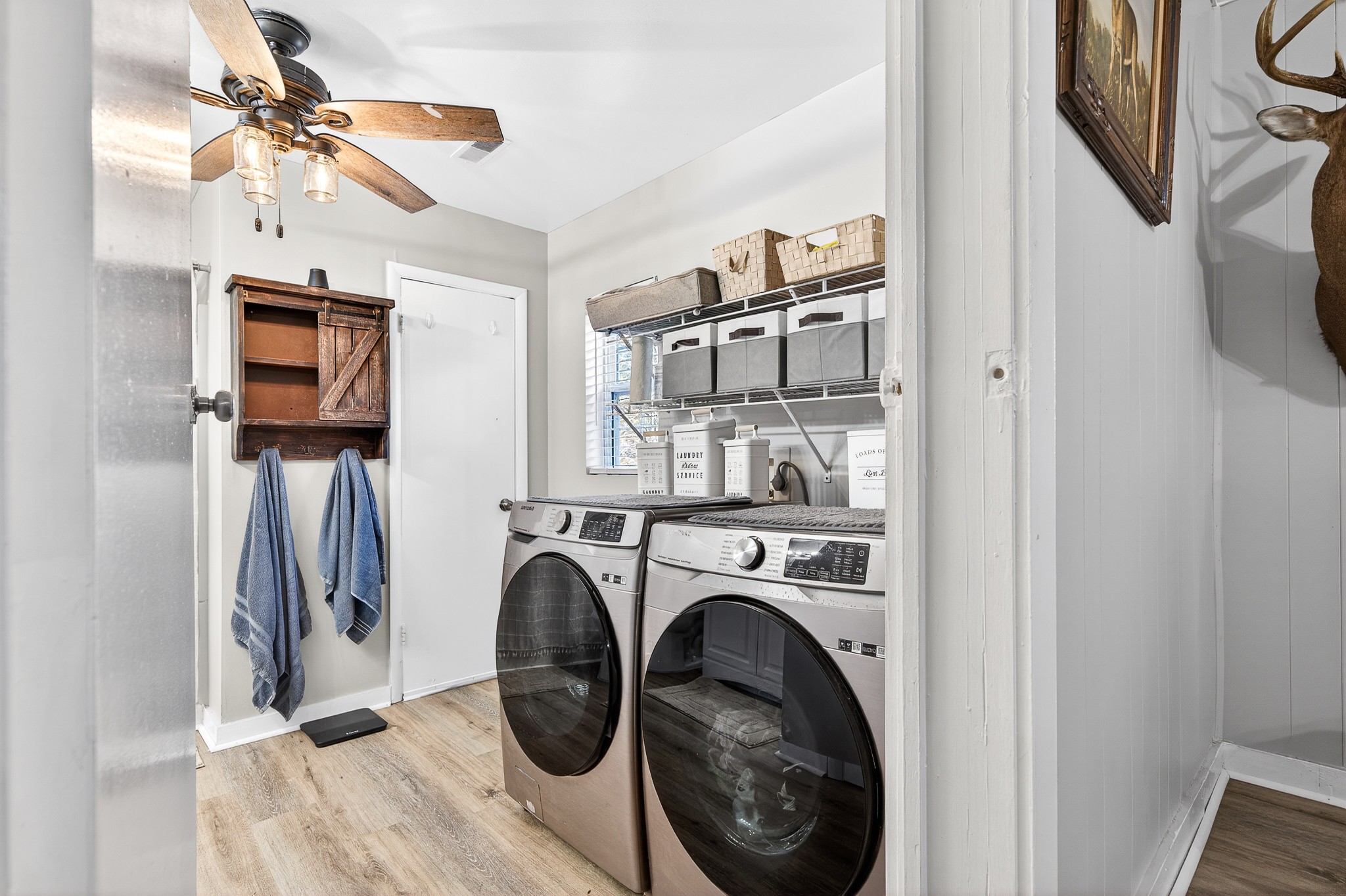 1700 Hannah Branch Road Liberty, TN 37095 - Photo 21 of 59 a view of a storage and utility room with washer and dryer