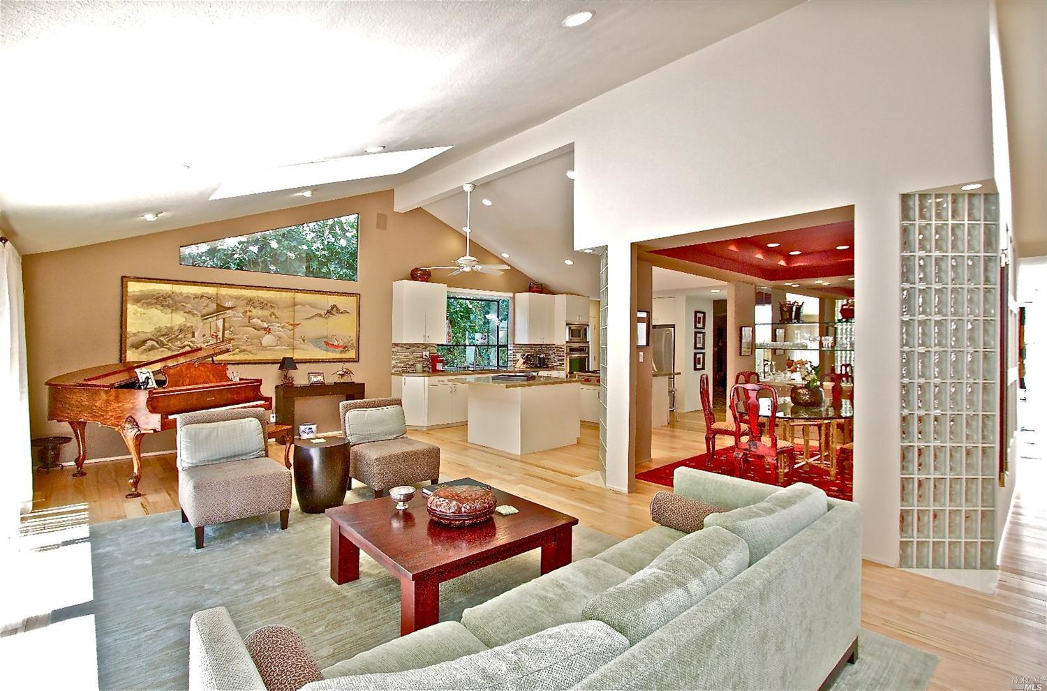 80 D Street San Rafael, CA 94901 - Photo 1 of 1 a living room with furniture and a large window