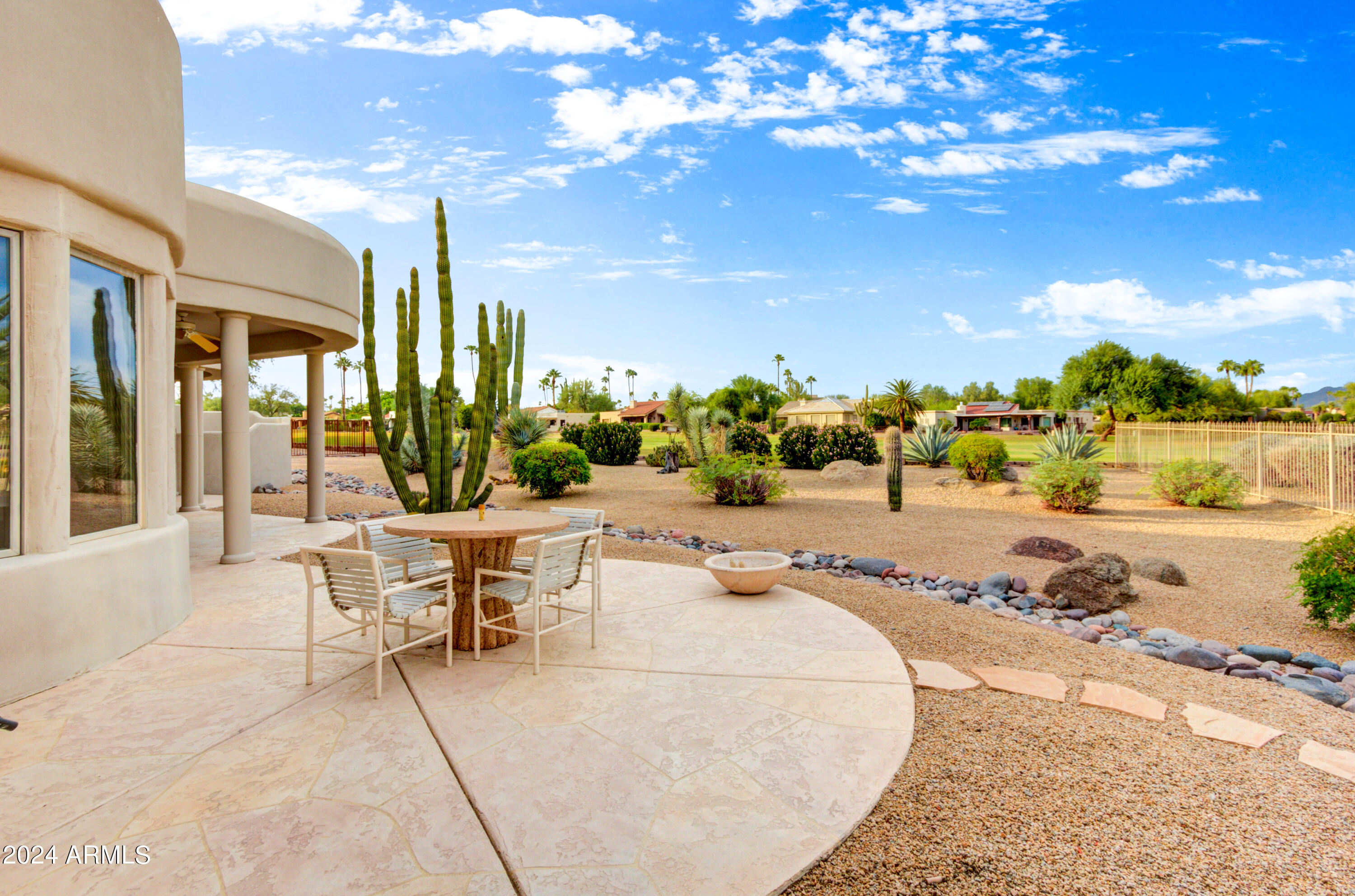 18830 East White Wing Drive Rio Verde, AZ 85263 - Photo 24 of 36 a view of a patio with swimming pool