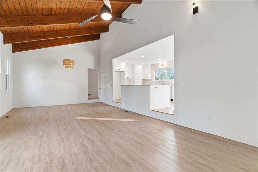 3447 Dry Creek Road Marietta, GA 30062 - Photo 16 of 42 a view of empty room with wooden floor
