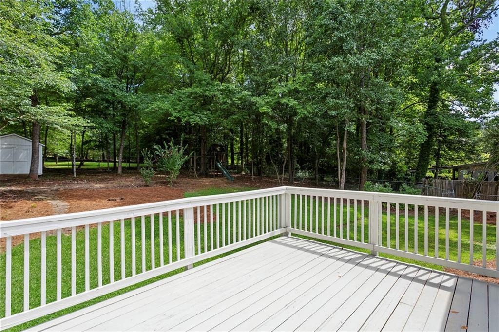 3447 Dry Creek Road Marietta, GA 30062 - Photo 38 of 42 a view of wooden deck
