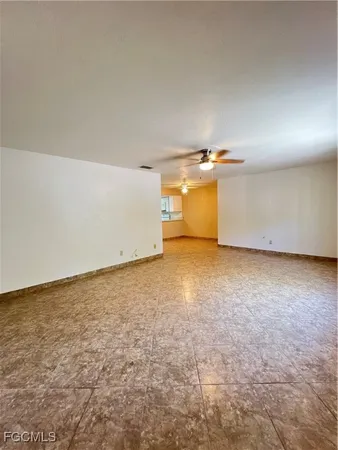a view of empty room