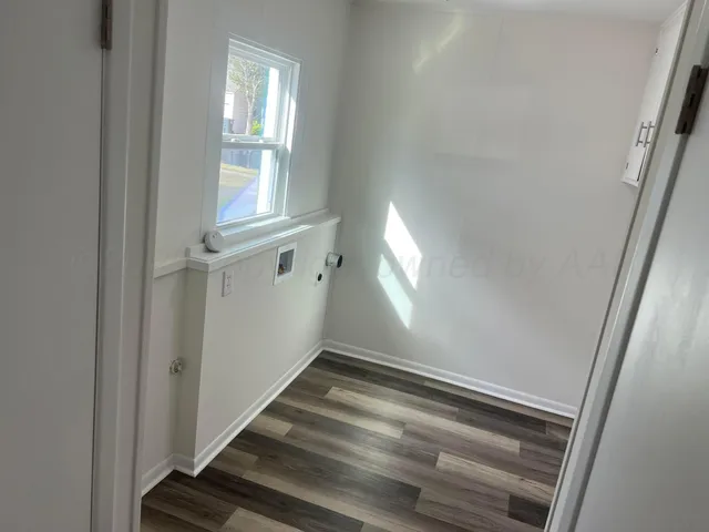 a close view of closet