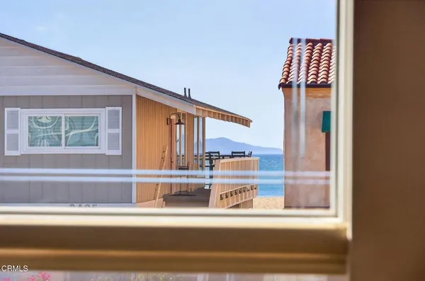 a view of a windows and a balcony
