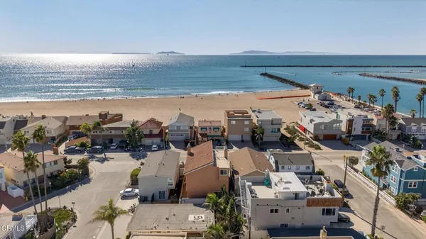 a view of beach and ocean