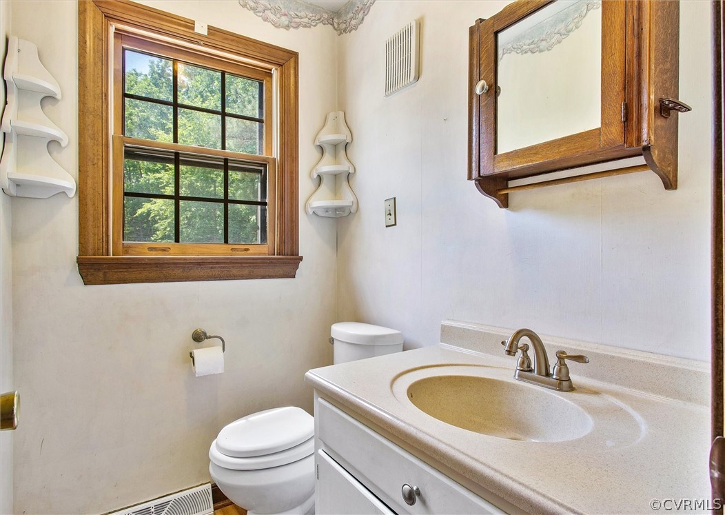 22601 Skinquarter Road Moseley, VA 23120 - Photo 16 of 50 a bathroom with a sink and a toilet