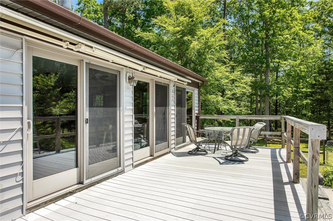 22601 Skinquarter Road Moseley, VA 23120 - Photo 33 of 50 a view of balcony with a patio