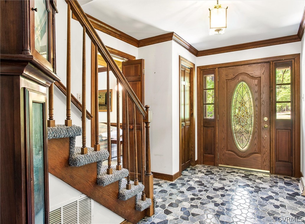 22601 Skinquarter Road Moseley, VA 23120 - Photo 6 of 50 Entry into the home brings you into this welcoming foyer.
