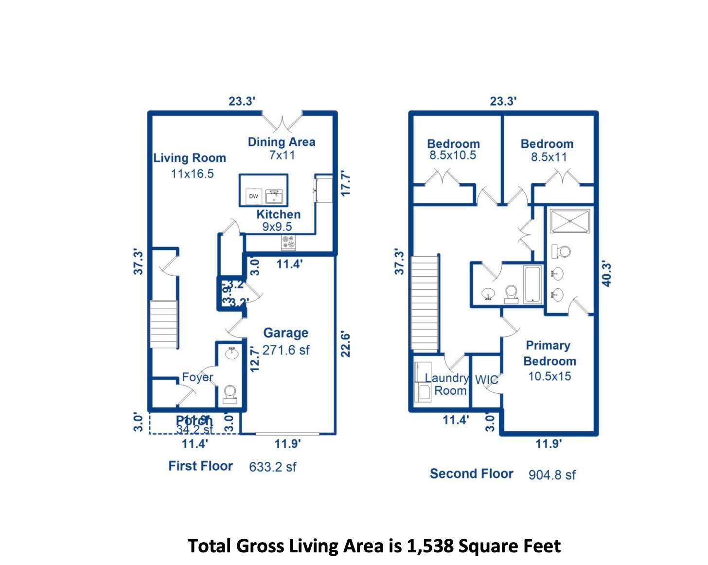 2017 Hampton Avenue North Charleston, SC 29405 - Photo 39 of 39 2017 Hampton Floor Plan