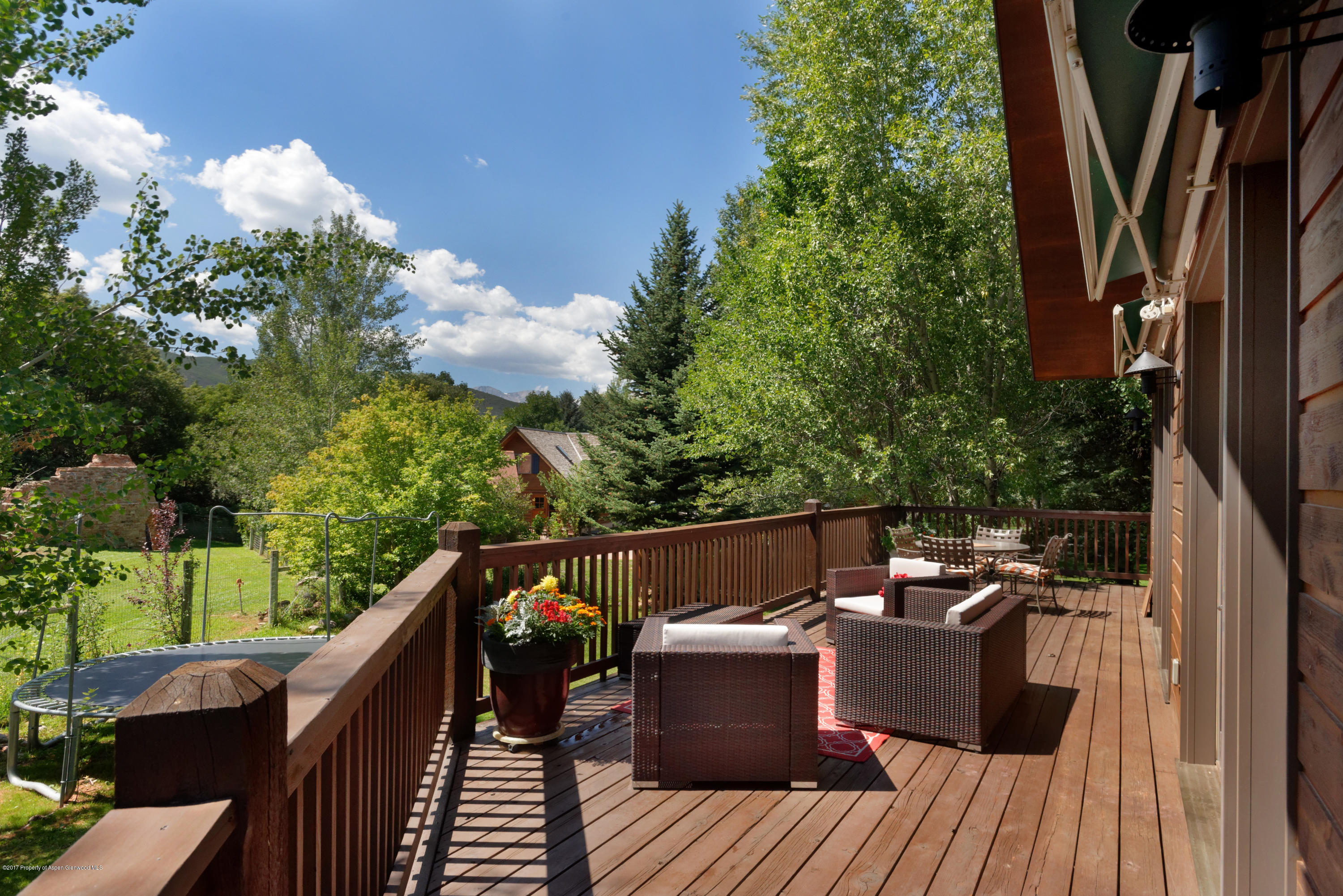 185 Riverside Drive Basalt, CO 81621 - Photo 19 of 34 a view of a roof deck with couches